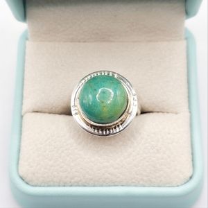 Round Turquoise Ring